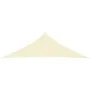 Triangular sail awning Oxford fabric cream color 3x3x4.24 m by , Umbrellas - Ref: Foro24-135227, Price: 29,40 €, Discount: %