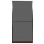 Hinged mosquito net for doors brown 120x240 cm by , Doors for the home - Ref: Foro24-141566, Price: 53,54 €, Discount: %