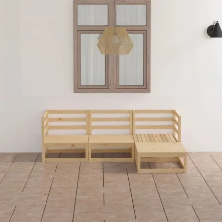 Garden furniture set 4 pieces solid pine wood by , Garden sets - Ref: Foro24-3075524, Price: 236,22 €, Discount: %