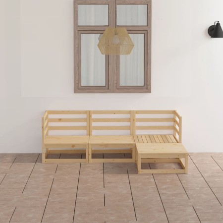 Gartenmöbel-Set 4-teilig aus massivem Kiefernholz von , Gartensets - Ref: Foro24-3075524, Preis: 243,78 €, Rabatt: %