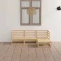 Garden furniture set 4 pieces solid pine wood by , Garden sets - Ref: Foro24-3075524, Price: 236,22 €, Discount: %