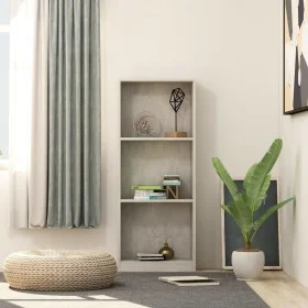 3-tier engineered wood concrete shelf 40x24x109 cm by vidaXL, Bookcases and shelves - Ref: Foro24-800832, Price: 32,37 €, Dis...