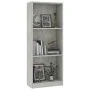 3-tier engineered wood concrete shelf 40x24x109 cm by vidaXL, Bookcases and shelves - Ref: Foro24-800832, Price: 32,27 €, Dis...
