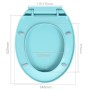 Green oval soft close toilet seat and lid by , Toilet and bidet seats - Ref: Foro24-145824, Price: 27,48 €, Discount: %