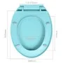 Green oval soft close toilet seat and lid by , Toilet and bidet seats - Ref: Foro24-145824, Price: 26,90 €, Discount: %