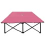 Klappbare Doppelliege aus rosafarbenem Stahl von , Liegen - Ref: Foro24-310353, Preis: 99,91 €, Rabatt: %