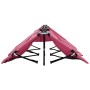 Klappbare Doppelliege aus rosafarbenem Stahl von , Liegen - Ref: Foro24-310353, Preis: 99,91 €, Rabatt: %