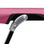 Pink steel folding double lounger by , Loungers - Ref: Foro24-310353, Price: 112,57 €, Discount: %