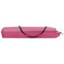 Pink steel folding double lounger by , Loungers - Ref: Foro24-310353, Price: 99,91 €, Discount: %
