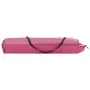 Pink steel folding double lounger by , Loungers - Ref: Foro24-310353, Price: 112,57 €, Discount: %