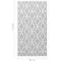 Grauer PP-Außenteppich 80x150 cm von , Outdoor-Protektoren - Ref: Foro24-310420, Preis: 21,99 €, Rabatt: %