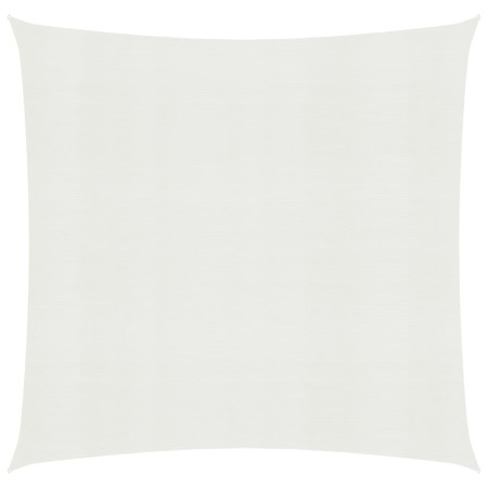 White HDPE sail awning 160 g/m² 7x7 m by , Umbrellas - Ref: Foro24-311225, Price: 91,44 €, Discount: %