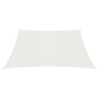 White HDPE sail awning 160 g/m² 7x7 m by , Umbrellas - Ref: Foro24-311225, Price: 91,44 €, Discount: %