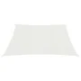White HDPE sail awning 160 g/m² 7x7 m by , Umbrellas - Ref: Foro24-311225, Price: 90,37 €, Discount: %