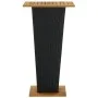 Synthetic rattan and black acacia wood high table 60x60x110 cm by , Garden tables - Ref: Foro24-313463, Price: 151,44 €, Disc...