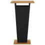 Mesa alta ratán sintético y madera de acacia negro 60x60x110 cm de , Mesas de jardín - Ref: Foro24-313463, Precio: 154,18 €, ...
