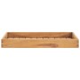 Solid teak wood tray 60x35 cm by , Serving platters - Ref: Foro24-315456, Price: 56,88 €, Discount: %