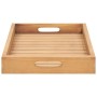 Solid teak wood tray 60x35 cm by , Serving platters - Ref: Foro24-315456, Price: 56,88 €, Discount: %