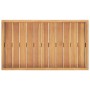 Solid teak wood tray 60x35 cm by , Serving platters - Ref: Foro24-315456, Price: 56,88 €, Discount: %
