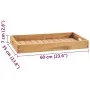 Tablett aus massivem Teakholz, 60 x 35 cm von , Servierplatten - Ref: Foro24-315456, Preis: 55,91 €, Rabatt: %