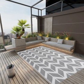 Grauer PP-Außenteppich 190x290 cm von , Outdoor-Protektoren - Ref: Foro24-316952, Preis: 57,50 €, Rabatt: %