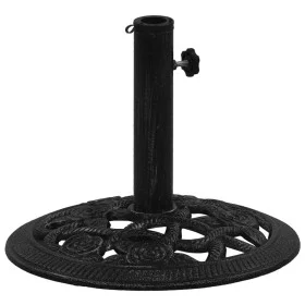 Black cast iron parasol base 40x40x32 cm by , Umbrella bases - Ref: Foro24-317755, Price: 46,81 €, Discount: %