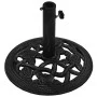 Black cast iron parasol base 40x40x32 cm by , Umbrella bases - Ref: Foro24-317755, Price: 46,81 €, Discount: %