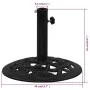 Black cast iron parasol base 40x40x32 cm by , Umbrella bases - Ref: Foro24-317755, Price: 46,81 €, Discount: %