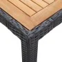 7-piece garden dining set and black synthetic rattan cushions by vidaXL, Garden sets - Ref: Foro24-46024, Price: 575,52 €, Di...