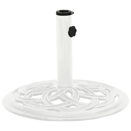 White cast iron parasol base 44x44x31 cm by , Umbrella bases - Ref: Foro24-317757, Price: 56,58 €, Discount: %