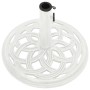 Base de sombrilla de hierro fundido blanco 44x44x31 cm de , Bases para sombrillas - Ref: Foro24-317757, Precio: 62,93 €, Desc...