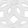 White cast iron parasol base 44x44x31 cm by , Umbrella bases - Ref: Foro24-317757, Price: 56,58 €, Discount: %