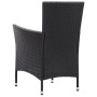 7-teiliges Garten-Essset und schwarze Kissen aus synthetischem Rattan von vidaXL, Gartensets - Ref: Foro24-46024, Preis: 622,...