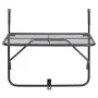 Mesa de balcón de acero negro 60x40 cm de , Mesas de jardín - Ref: Foro24-325924, Precio: 39,95 €, Descuento: %