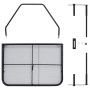 Balkontisch aus schwarzem Stahl 60x40 cm von , Gartentische - Ref: Foro24-325924, Preis: 41,31 €, Rabatt: %