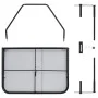 Mesa de balcón de acero negro 60x40 cm de , Mesas de jardín - Ref: Foro24-325924, Precio: 39,95 €, Descuento: %