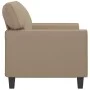 2-seater sofa in cappuccino-colored synthetic leather 120 cm by , Sofas - Ref: Foro24-359416, Price: 222,33 €, Discount: %