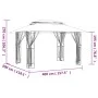 Pavillon mit anthrazitgrauen Stahlwänden 400x300x270 cm von , Zelte und Pavillons - Ref: Foro24-360144, Preis: 303,33 €, Raba...