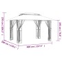 Pavillon mit anthrazitgrauen Stahlwänden 400x300x270 cm von , Zelte und Pavillons - Ref: Foro24-360144, Preis: 322,96 €, Raba...