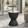 3 in 1 black polypropylene refrigerator table by , Garden tables - Ref: Foro24-364157, Price: 144,44 €, Discount: %