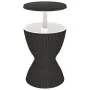 3 in 1 black polypropylene refrigerator table by , Garden tables - Ref: Foro24-364157, Price: 144,44 €, Discount: %