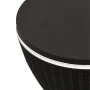 3 in 1 black polypropylene refrigerator table by , Garden tables - Ref: Foro24-364157, Price: 144,44 €, Discount: %