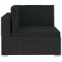 3-piece garden sofa set and black synthetic rattan cushions by vidaXL, Garden sets - Ref: Foro24-47267, Price: 365,21 €, Disc...