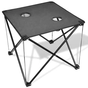 Mesa de camping plegable gris de , Mobiliario de camping - Ref: Foro24-41488, Precio: 20,90 €, Descuento: %