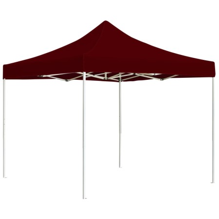 Carpa plegable profesional aluminio rojo tinto 3x3 m de , Carpas y cenadores - Ref: Foro24-45484, Precio: 190,80 €, Descuento: %