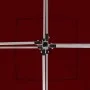 Carpa plegable profesional aluminio rojo tinto 3x3 m de , Carpas y cenadores - Ref: Foro24-45484, Precio: 191,08 €, Descuento: %