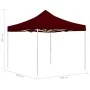 Carpa plegable profesional aluminio rojo tinto 3x3 m de , Carpas y cenadores - Ref: Foro24-45484, Precio: 191,08 €, Descuento: %