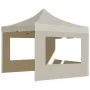 Professional folding tent with cream aluminum walls 3x3 m by , Tents and gazebos - Ref: Foro24-45486, Price: 246,04 €, Discou...