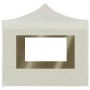 Carpa plegable profesional con paredes aluminio crema 3x3 m de , Carpas y cenadores - Ref: Foro24-45486, Precio: 256,80 €, De...
