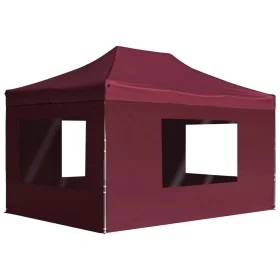 Professional folding tent and red aluminum walls 4.5x3m by , Tents and gazebos - Ref: Foro24-45499, Price: 273,70 €, Discount: %